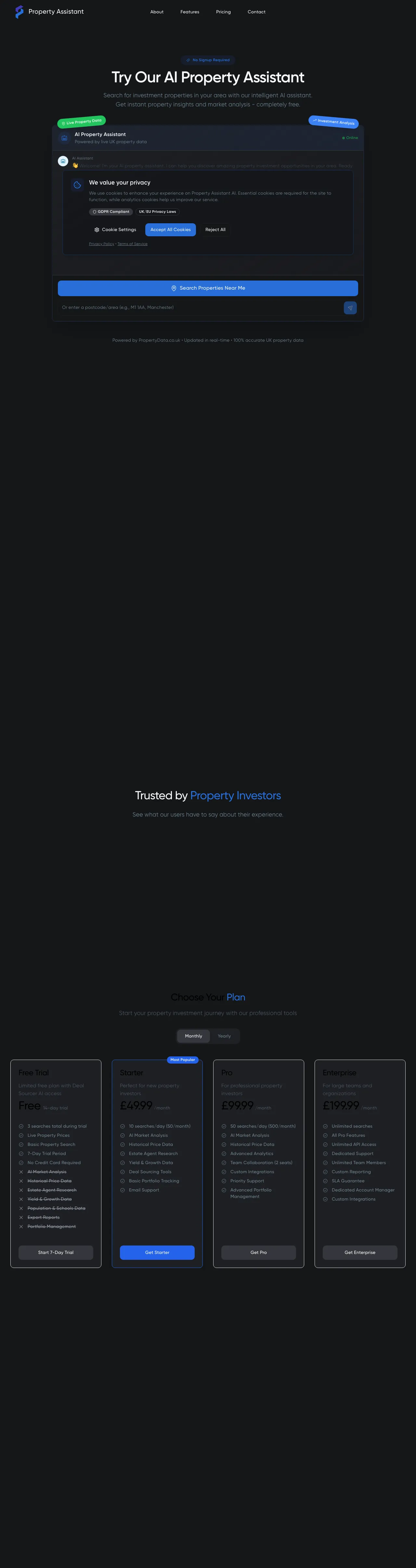 Property Assistant AI preview